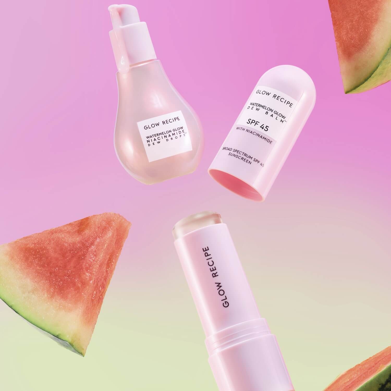 WATERMELON GLOW NIACINAMIDE DEW BALM SUNSCREEN STICK SPF 45 (SUERO EN BARRA CON PROTECCIÓN SOLAR)